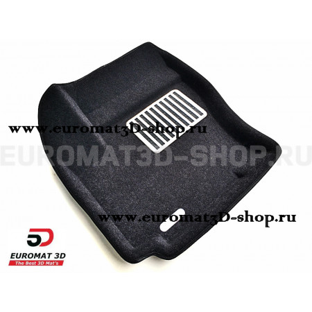 Текстильные 3D коврики Euromat3D Lux в салон для Ford Galaxy (2008-) № EM3D-002212
