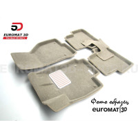 Текстильные 3D коврики Euromat3D Lux в салон для Porsche Panamera (2012-2016) № EM3D-004104T Бежевые Текстильные 3D коврики Euromat3D Lux в салон для Porsche Panamera (2012-2016) № EM3D-004104T Бежевые