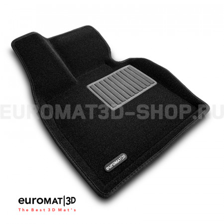 Текстильные 3D коврики Euromat3D Business в салон для Bmw X5 (E70) (2008-2014) № EMC3D-001212