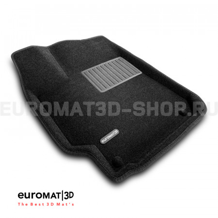 Текстильные 3D коврики Euromat3D Business в салон для Toyota Camry V50 (2011-2017) № EMC3D-005104