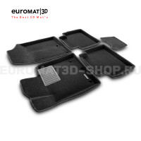 Текстильные 3D коврики Euromat3D Business в салон для Kia Optima (2016-) № EMC3D-002929