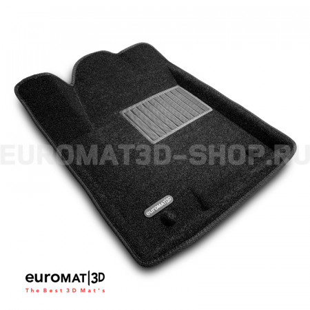 Текстильные 3D коврики Euromat3D Business в салон для Nissan Patrol (2010-) № EMC3D-002813