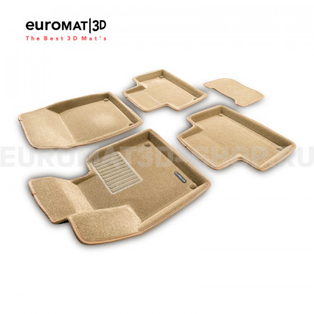 Текстильные 3D коврики Euromat3D Business в салон для Volvo XC 90 (2015-) № EMC3D-005509T Бежевый Текстильные 3D коврики Euromat3D Business в салон для Volvo XC 90 (2015-) № EMC3D-005509T Бежевый
