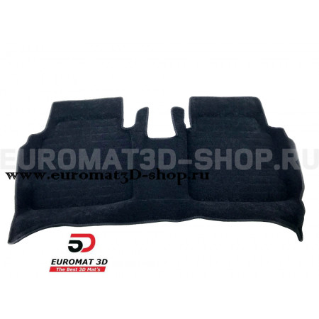 Текстильные 5D коврики с высоким бортом Euromat3D в салон для Kia Optima (2016-) № EM5D-002929