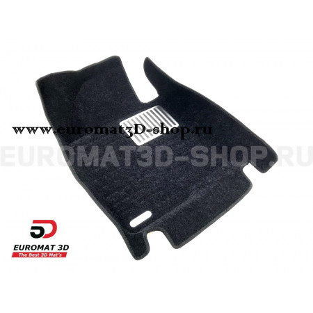 Текстильные 5D коврики с высоким бортом Euromat3D в салон для Kia Optima (2016-) № EM5D-002929