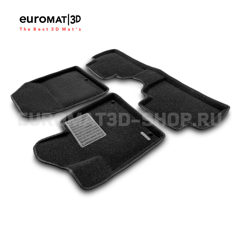 Текстильные 3D коврики Euromat3D Premium в салон для Hyundai Santa Fe (2018-) № EMPR3D-002704 Текстильные 3D коврики Euromat3D Premium в салон для Hyundai Santa Fe (2018-) № EMPR3D-002704