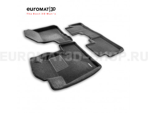 Текстильные 3D коврики Euromat3D Business в салон для Honda CR-V (2006-2012) № EMC3D-002606G Серые Текстильные 3D коврики Euromat3D Business в салон для Honda CR-V (2006-2012) № EMC3D-002606G Серые