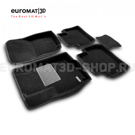 Текстильные 3D коврики Euromat3D Premium в салон для Mitsubishi Outlander (2012-2023) № EMPR3D-003609 Текстильные 3D коврики Euromat3D Premium в салон для Mitsubishi Outlander (2012-2023) № EMPR3D-003609