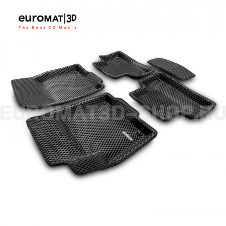 3D коврики Euromat3D EVA в салон для Land Rover Range Rover Evoque (2011-2018) № EM3DEVA-003103
