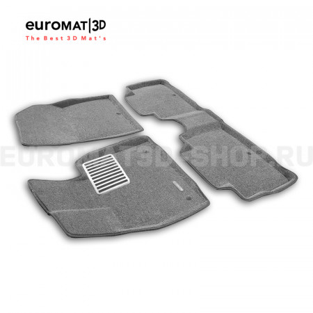 Текстильные 3D коврики Euromat3D Lux в салон для Hyundai Palisade (2021-) № EM3D-002713G Серые Текстильные 3D коврики Euromat3D Lux в салон для Hyundai Palisade (2021-) № EM3D-002713G Серые