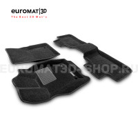Текстильные 3D коврики Euromat3D Business в салон для Dodge Durango (2010-2020) № EMC3D-002760