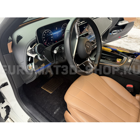 Текстильные 3D коврики Euromat3D Lux в салон для Mercedes E-Class (W214) (2023-) № EM3D-003525
